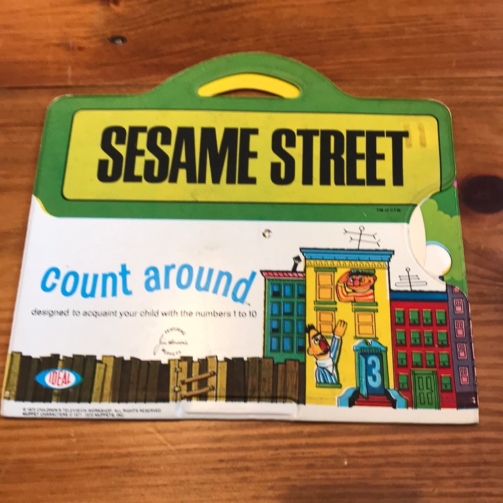 Sesame Street 1972 Count Around Number Game